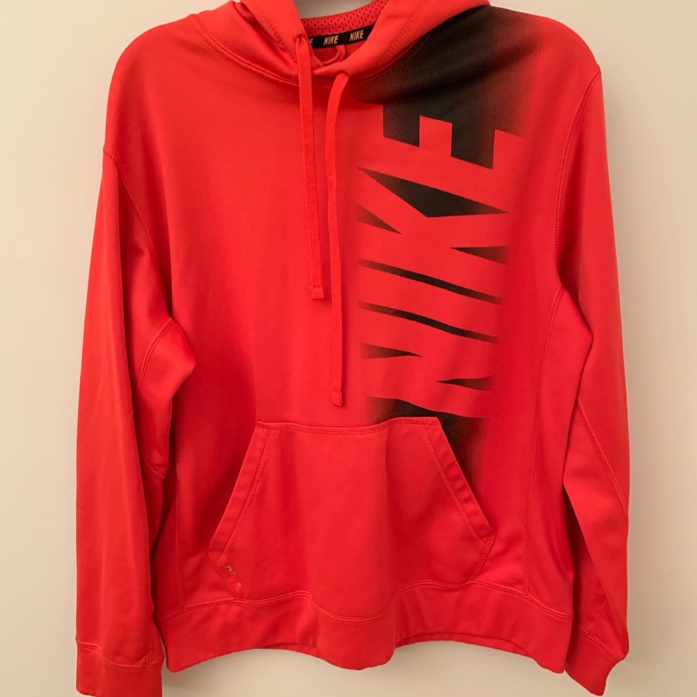 Red Nike Drifit Hoodie